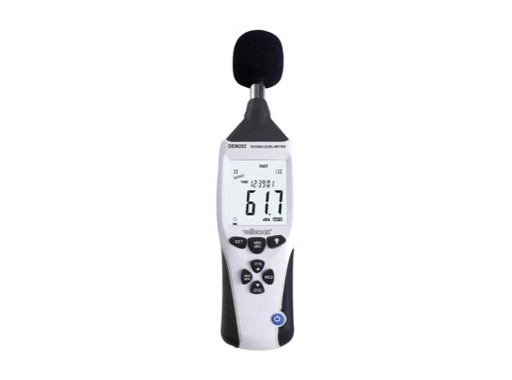 SONOMETRE • Sonomètre professionnel de 30 à 130 dB DEM202