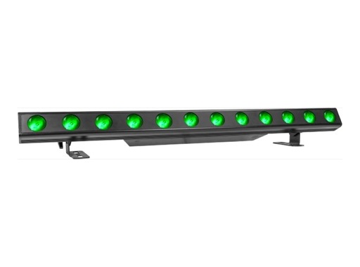 Barre LED LUMIPIX12QTOUR Full RGBW 12 x 10 W matricée 25° • PROLIGHTS TRIBE