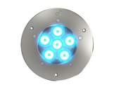 DTS • Projecteur HELIOS 6 encastré 6 LEDs Full RGBW 22 ° IP65 gris anthracite-encastres-de-sol-et-appliques-murales