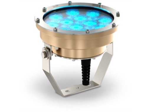 Projecteur immergeable DIVE 12 N FC en saillie 12 LEDs Full RGBW 27° IP68 • DTS