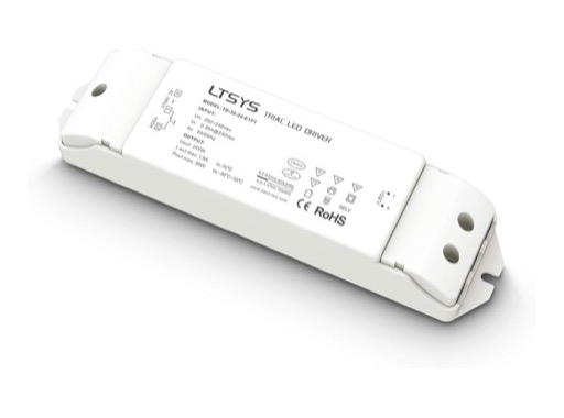 ESL • Driver ledstrip 36W 240V/24V CV 1Circuit TRIAC/Push