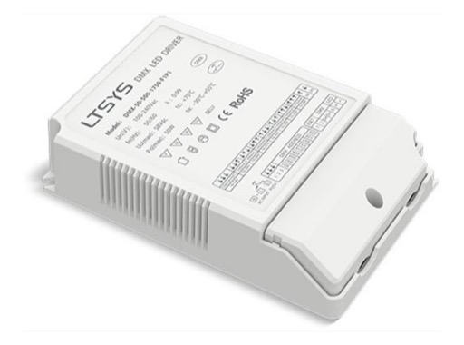 ESL • Driver CC, 1 circuit 230V/500-1750mA 50W DMX RDM, PUSH