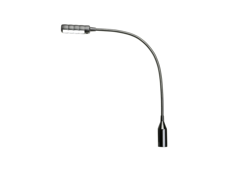 Lampe LED Col De Cygne 4 LEDs Sur XLR4 M le Droite Flexible