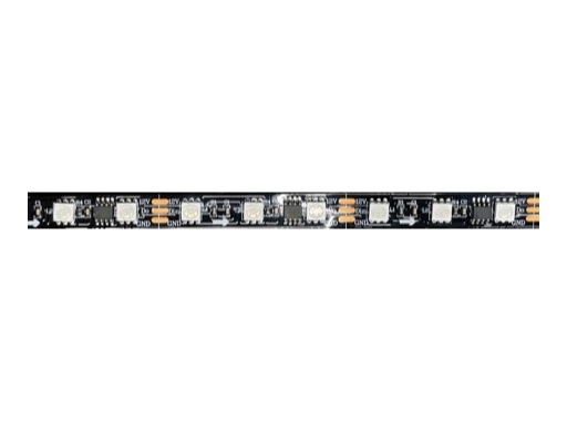 DENEB • LED STRIP 300 LEDs matricées (par 3) RGB 12 V 72 W 5 m IP20 fond noir