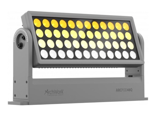 Dalle à LEDs IP66 ARCPOD48Q 48 x 10 W Full RGBW • ARCPOD ARCHWORK