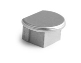 Embout plein teinte métal pour profilé gamme PDS-O - KLUS-accessoires-de-profiles-led-strip