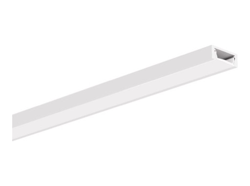 Profilé MICRO alu anodisé blanc 3 m (sans diffuseur) - KLUS