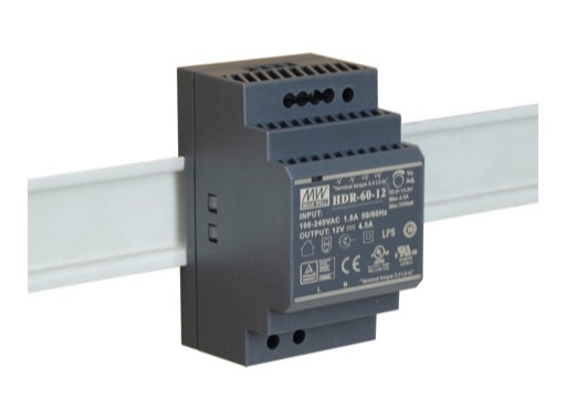 Alimentation &bull; Rail DIN 60 W 12V 4,5A