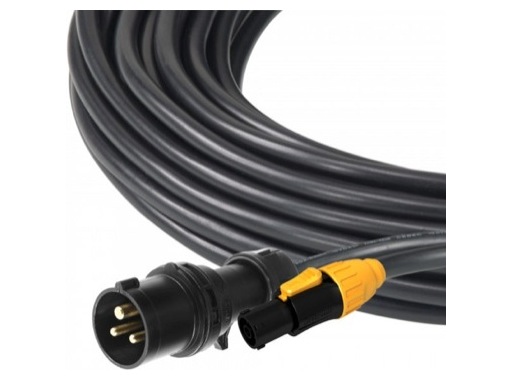 PROLIGHTS • Câble d'alimentation CEE17 16 A / TRUE1 10 m pour écrans vidéo LED