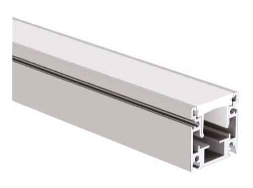 Profilé HR-OPTI alu anodisé 3 m (sans diffuseur) - KLUS