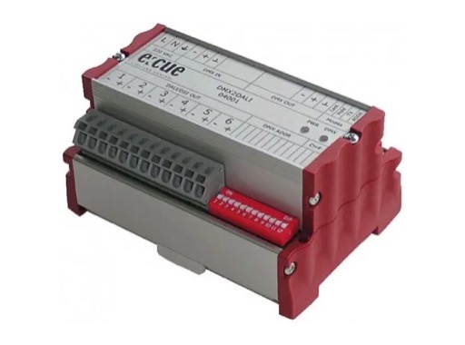 TRAXON &bull; E-Cue DMX2DALI FIRMWARE V2.1 format rail DIN