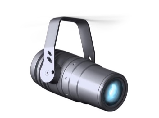 Projecteur FOCUS.d.o 1 Zoom 1 LED Full RGBW zoom 3,5-52 &deg; IP66 gris argent - DTS