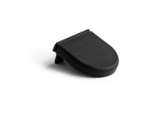 Embout plein noir pour profilé gamme GIZA OVAL - KLUS-accessoires-de-profiles-led-strip