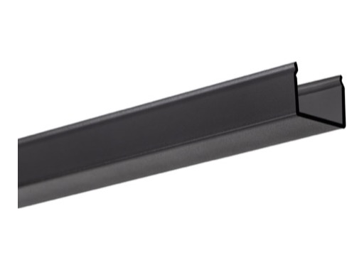Diffuseur carré opaline noir 3 m pour profilés gamme DOUBLE - KLUS