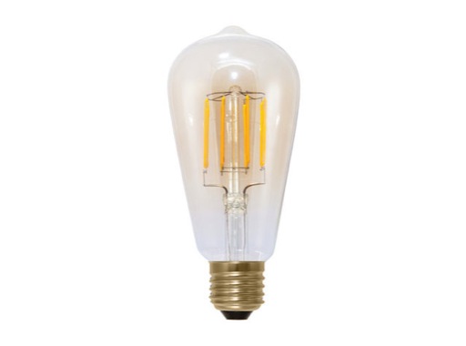 SEGULA • LED Vintage Rustica golden 5W 230V E27 1900K 320lm IRC 85 gradable