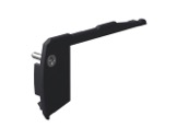 Embout droit noir de nez de marche pour LED6902 - KLUS-accessoires-de-profiles-led-strip