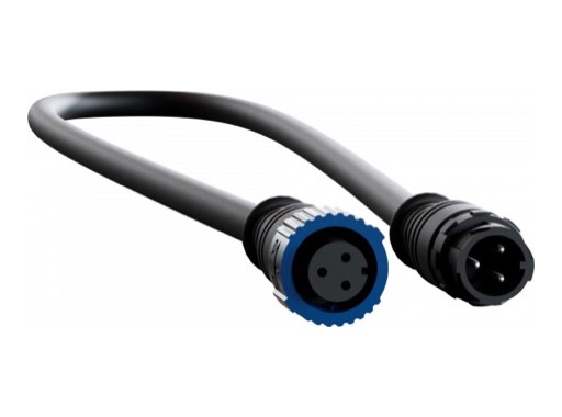 Rallonge d’alimentation IP67 mâle / femelle 3 m pour séries ArcShine & ArcSpot -