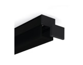 Embout noir pour diffuseur carré de profilés gamme DOUBLE - KLUS-accessoires-de-profiles-led-strip