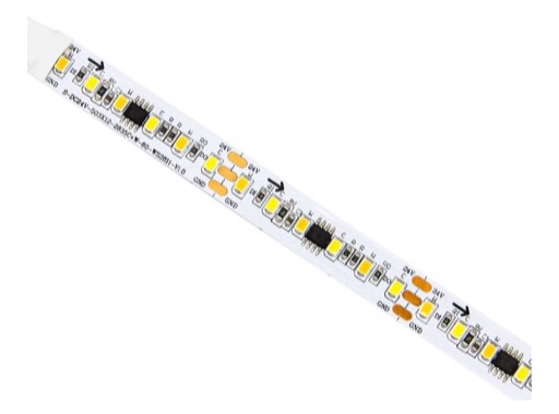 DENEB • LED STRIP 600 LEDs matricées blanc var 2700 à 6500 K 24 V 80 W 5 m IP20 