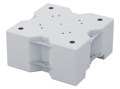 QUICKTRUSS &bull; Base de ballast MCBB en b&eacute;ton 500 kg