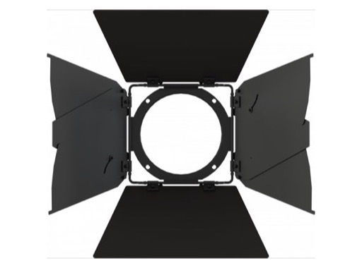 Volets 4 faces en acier pour PAR LED série EclPar IPM noir - PROLIGHTS