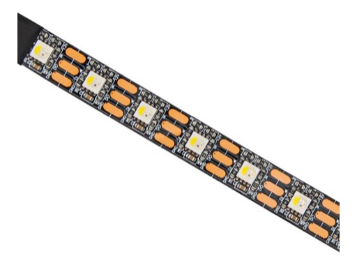 DENEB • LED STRIP 300 LEDs matricées RGBW 12 V 160 W 5 m IP20 fond noir