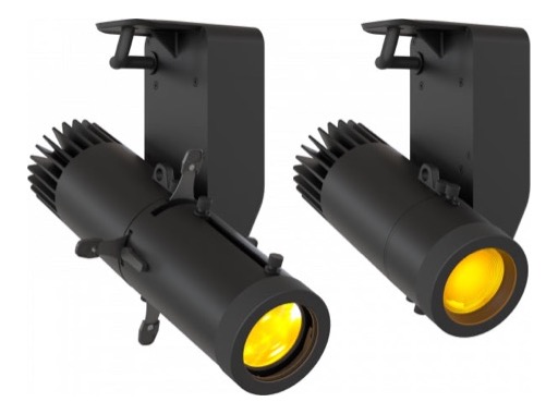 PROLIGHTS • Corps de luminaire EclDisplay CRMX LED Full RGBW 40 W noir (optique en option)