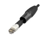 NEUTRIK &bull; Corps de fiche etherCON noire r&eacute;tractable &eacute;tanche cat.5, s&eacute;rie TOP-ethercon-rj45