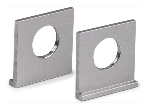 KLUS &bull; Jeu de 2 anneaux de suspension inox pour profil&eacute; gamme Double, Jaz