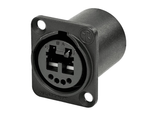 NEUTRIK &bull; Travers&eacute;e Opticalcon advanced avec contact de masse pr cable SMPT