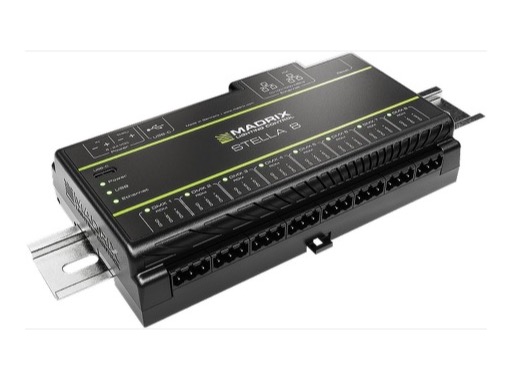 STELLA 8 NODE Art-Net/DMX RDM 8 univers sur rail DIN - MADRIX