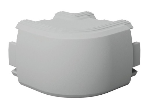 KLUS • Embout pvc gris 90° nez de marche pour LED6901