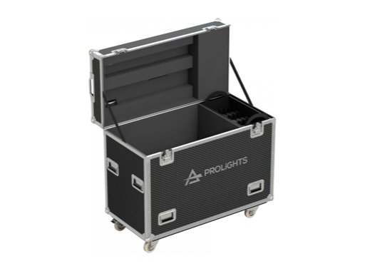 Flight case pour 6 découpes série EclProfile CT+HP avec optiques fixes - PROLIGHTS