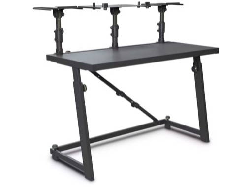 Table pour DJ universelle avec support pour enceintes et ordinateur portable - GRAVITY