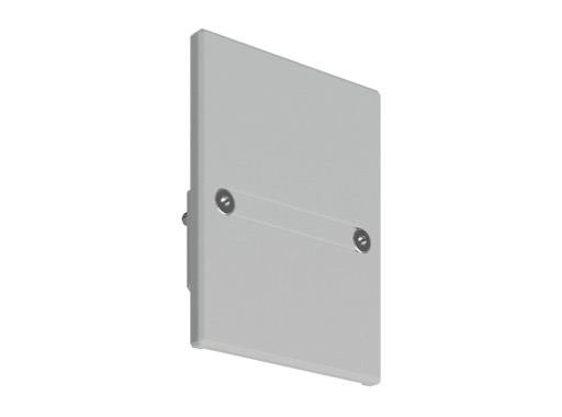 Embout plein ABS alu pour profilés gamme MOD-50 - KLUS