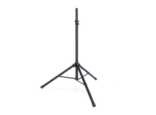 Pied d'enceinte avec vérin à air 35 mm, aluminium noir - GRAVITY