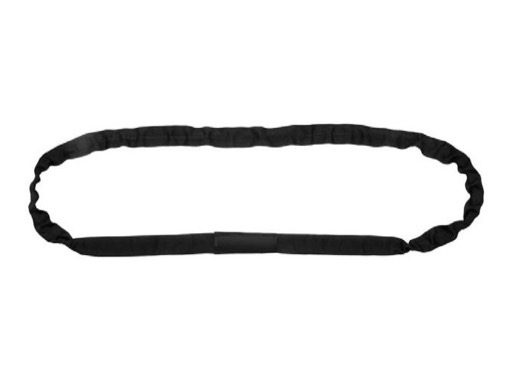 Sangle tubulaire noire ame acier Long 200 cm CMU 1T