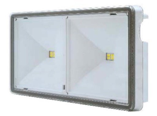 BLOCTECH • BAES Bloc ambiance noir anti-panique NF LED, 360lm, IP44, IK08