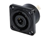 NEUTRIK • Embase noire speakON mâle 8 contacts IP54 IEC62368-1-neutrik