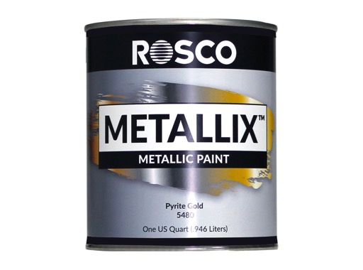 Peinture métallisée 5480 Pyrite Gold - Quart - METALLIX Rosco