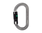 PETZL • Mousqueton OK Triact-Lock gris, verrouillage automatique-mousquetons