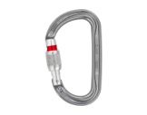 PETZL • Mousqueton asymétrique Am’D Screw-Lock gris-mousquetons