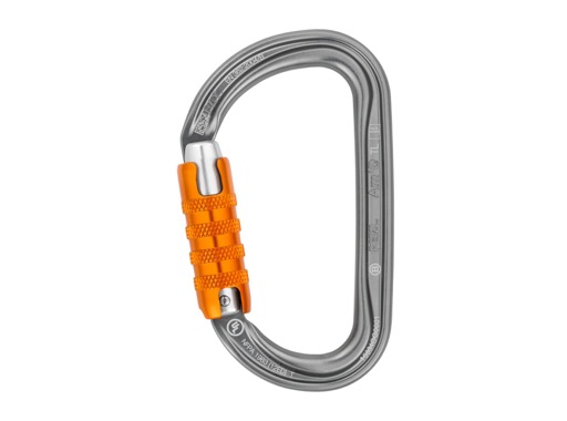 PETZL • Mousqueton asymétrique Am’D Triact-Lock gris
