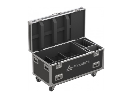 Flight case pour 6 Fresnel LED s&eacute;rie EclFresnel XS - PROLIGHTS