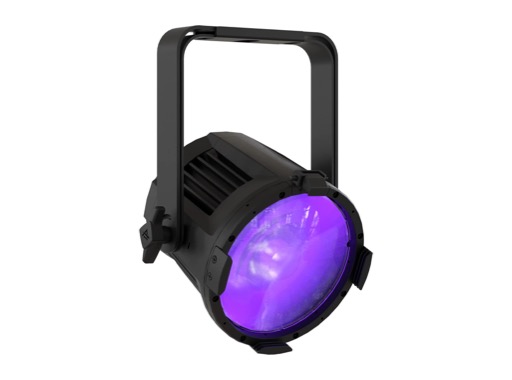 PAR LED EclPar IPMUV UV 365 nm 80 W IP65 noir - PROLIGHTS