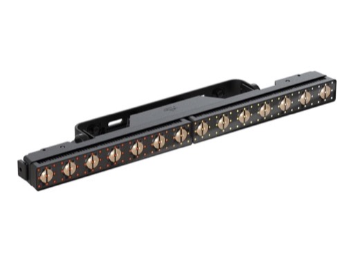 Barre HaluStrip DUO matrices 14 LED 2700 K 5° + 42x3 LED RGBW vidéo IP65 - PROLIGHTS