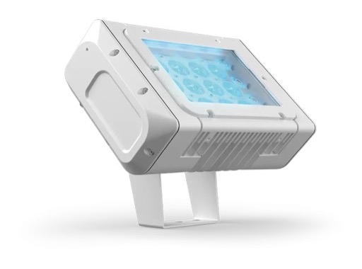 Projecteur BRICK 12 FC LED 12x20 W RGBW 8 &deg;IP67 / IK08 blanc - DTS