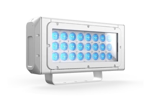 Projecteur BRICK 24 FC LED 24x20 W RGBW 8 &deg;IP67 / IK08 blanc - DTS