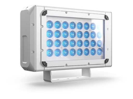 Projecteur BRICK 32 FC LED 32x20 W RGBW 8 &deg;IP67 / IK08 blanc - DTS