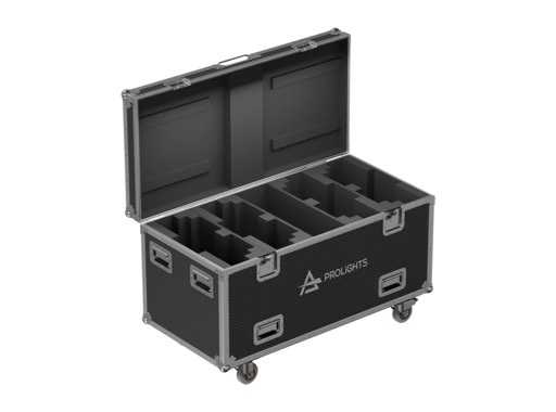 Flight case pour 4 blinders s&eacute;rie SunRise 4FLX - PROLIGHTS